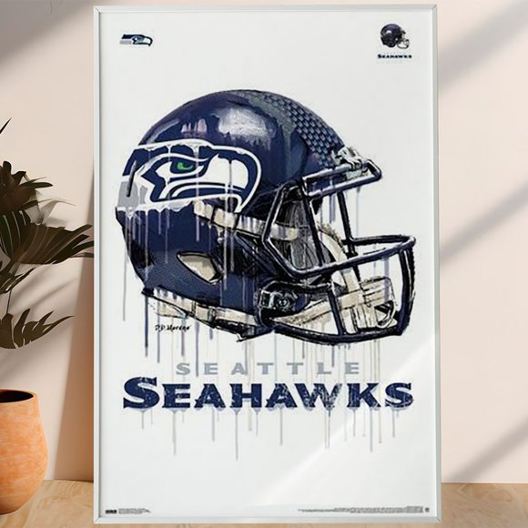 SET Di 2 Seattle Seahawks Decalcomania Vinile Auto Camion - Foto 6
